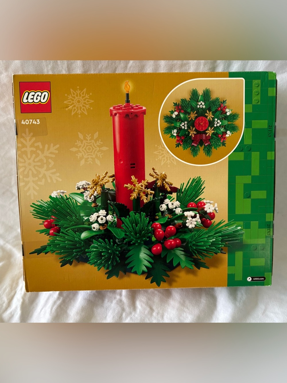 LEGO - Christmas Table Decoration - / # 40743 BUILDING SET 433 PIECES NEW NIB